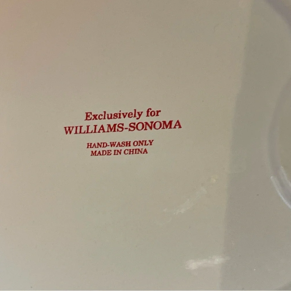 Williams Sonoma Ceramic Santa Candle Holder